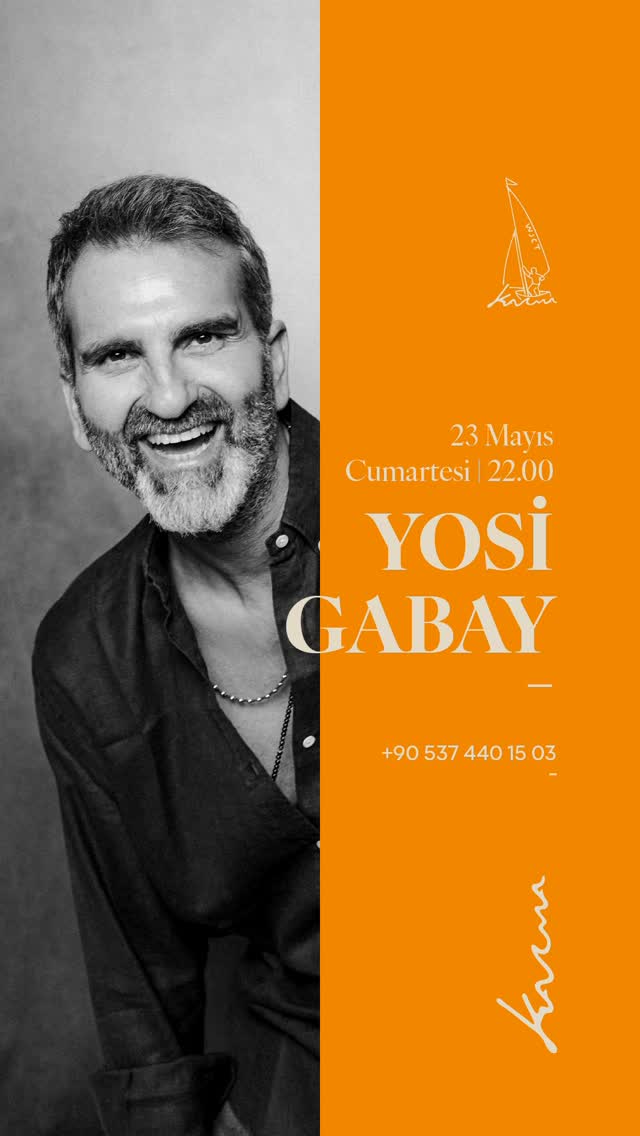 Yosi Gabay Etkinlik afişi