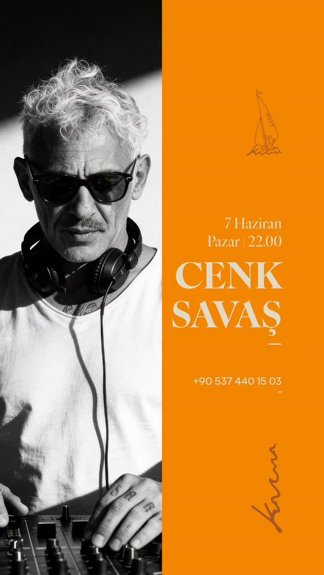 Cenk Savaş Etkinlik afişi
