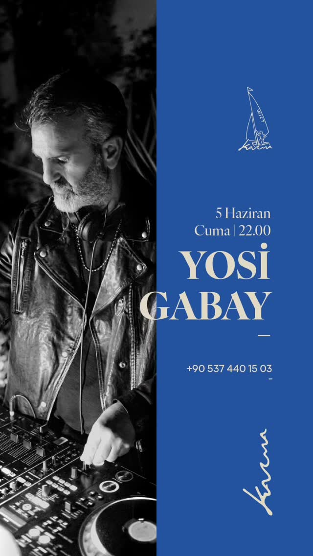 Yosi Gabay — Karma Bodrum Etkinlik afişi