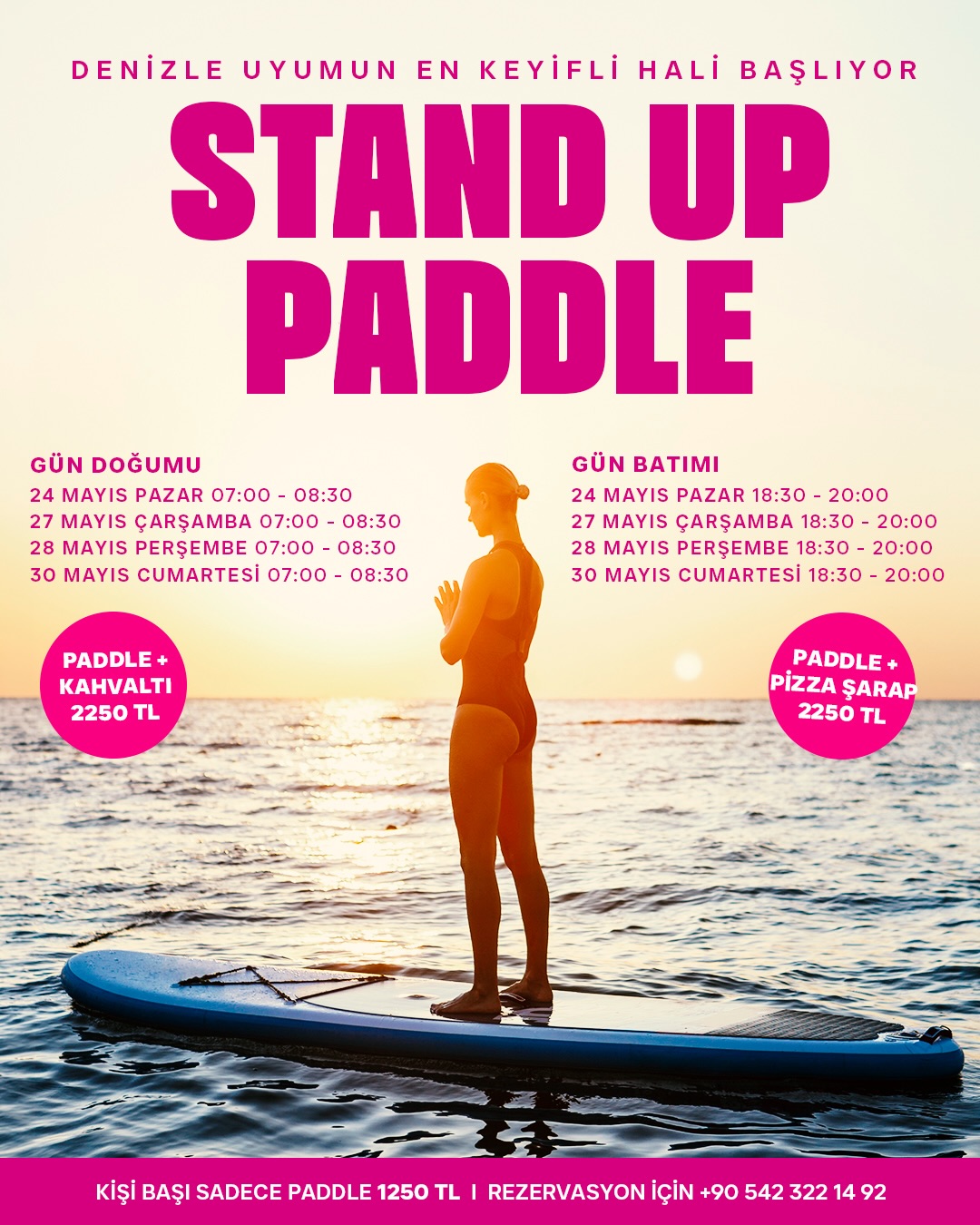Stand Up Paddle — Gün Batımı Etkinlik afişi