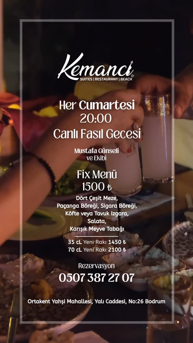 Mustafa Günseli - Canlı Fasıl Gecesi Etkinlik afişi