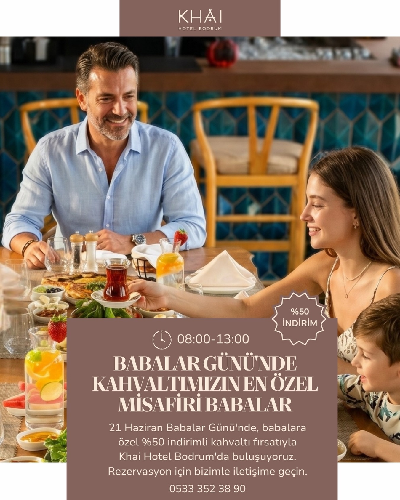 Babalar Günü Özel Kahvaltı Etkinlik afişi