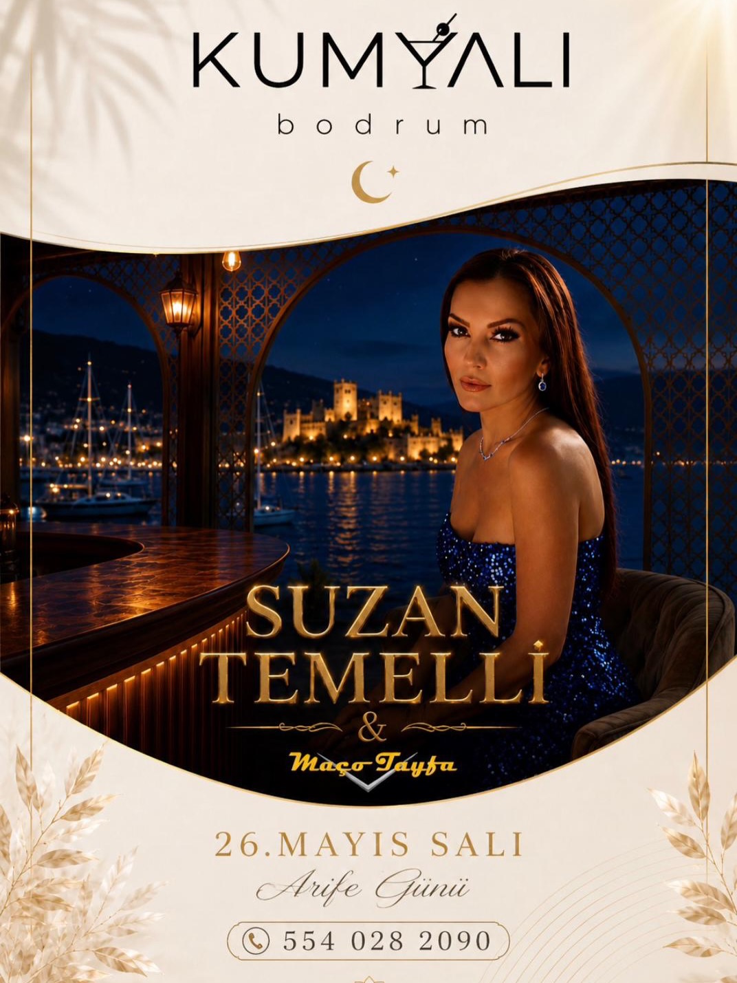 Suzan Temelli & Maço Tayfa — Kumyalı Bodrum Etkinlik afişi