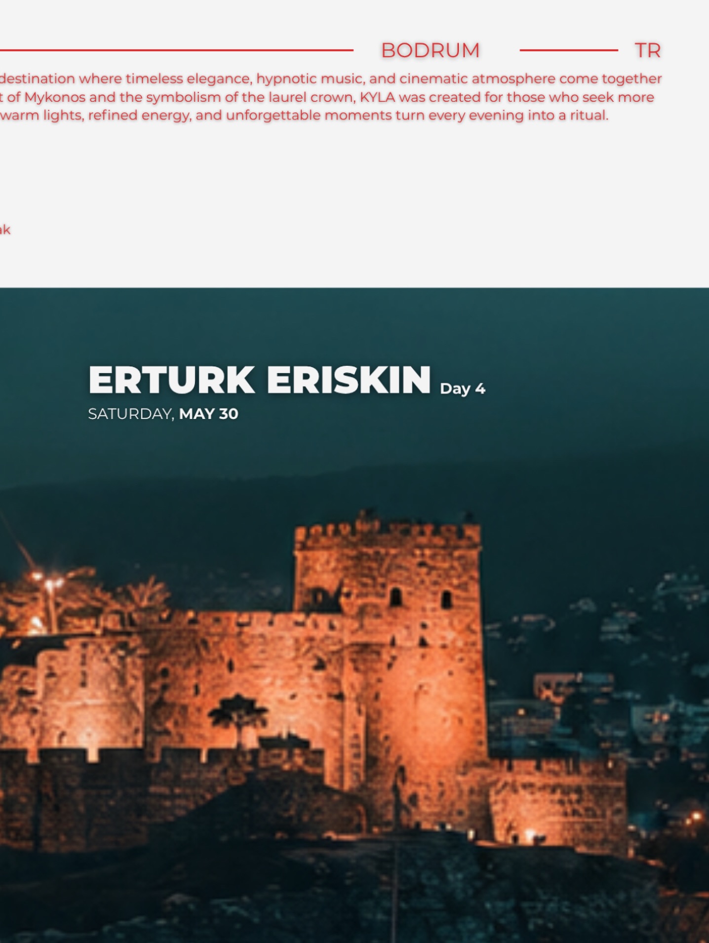 Ertürk Erişkin Etkinlik afişi