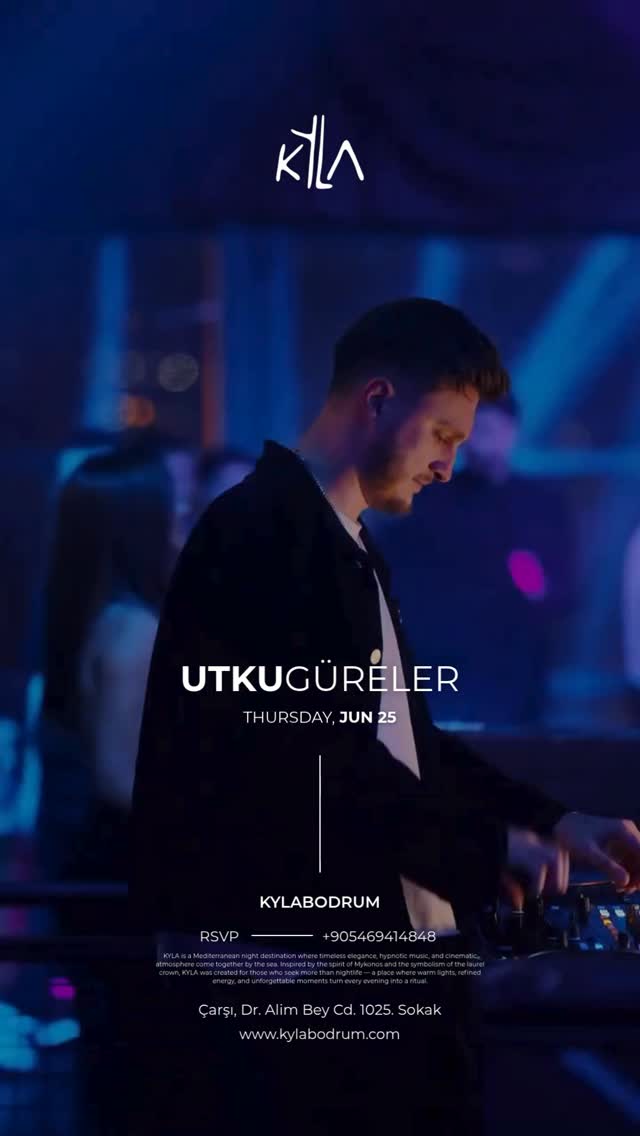 Utku Güreler — Kyla Bodrum Etkinlik afişi