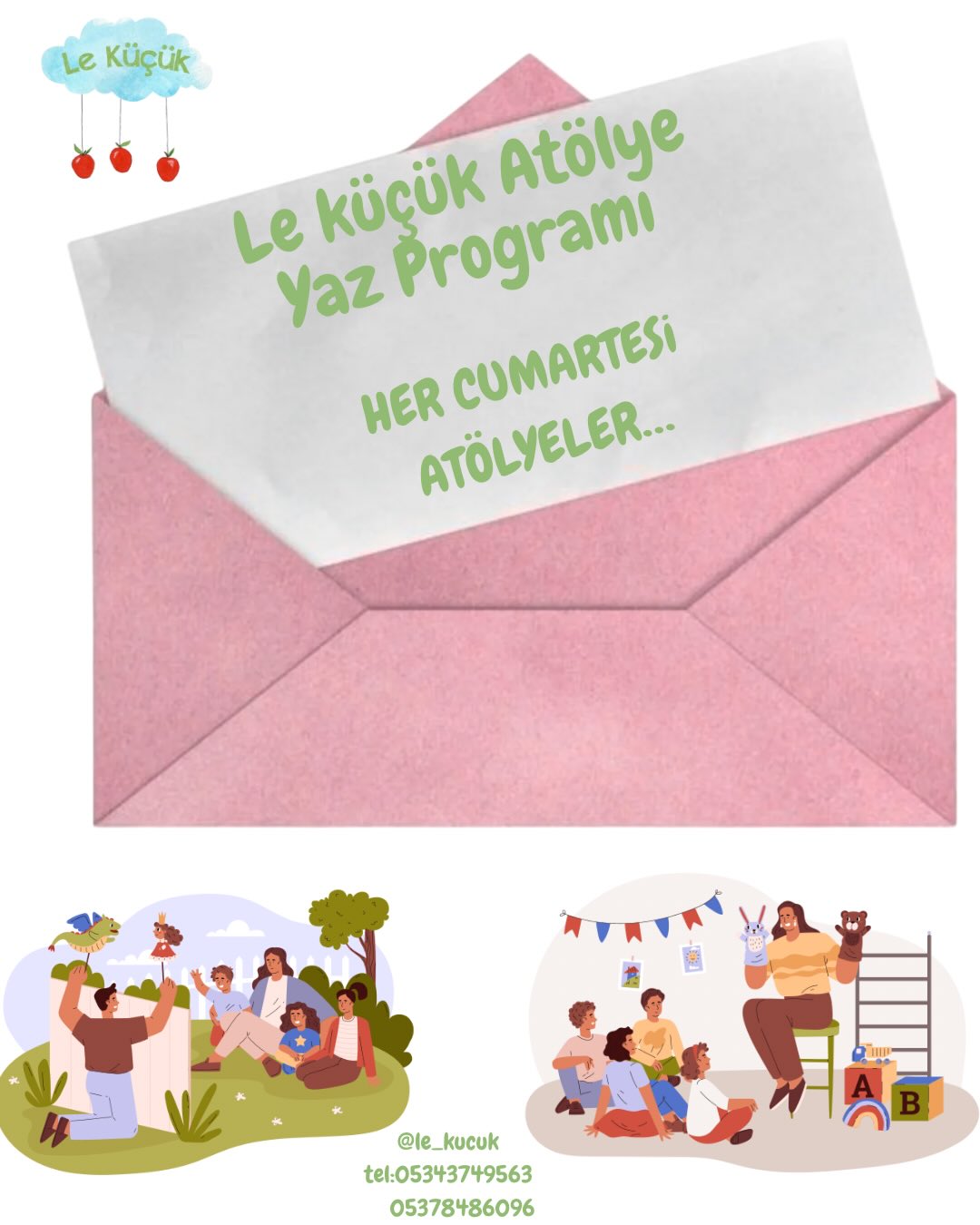 Haftalık Çocuk Atölyesi Etkinlik afişi