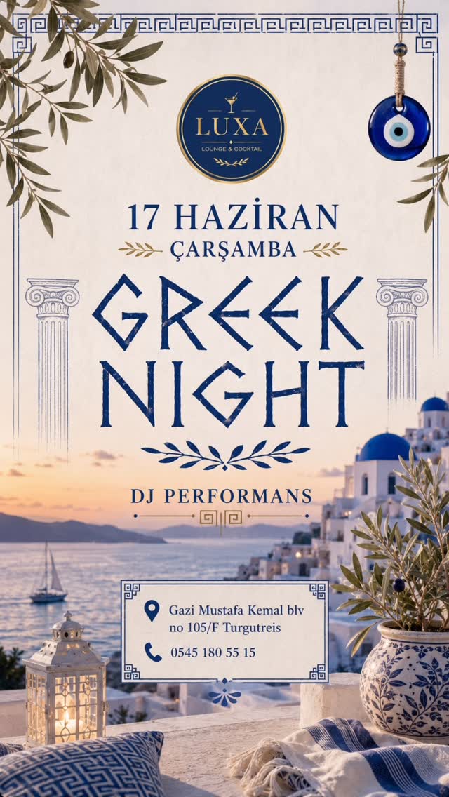 Greek Night Etkinlik afişi