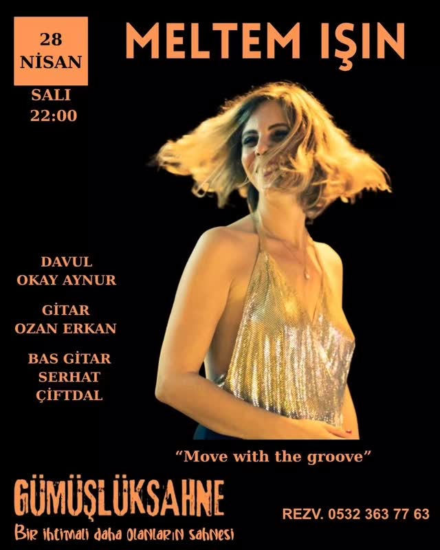 Meltem Işın Live Etkinlik afişi