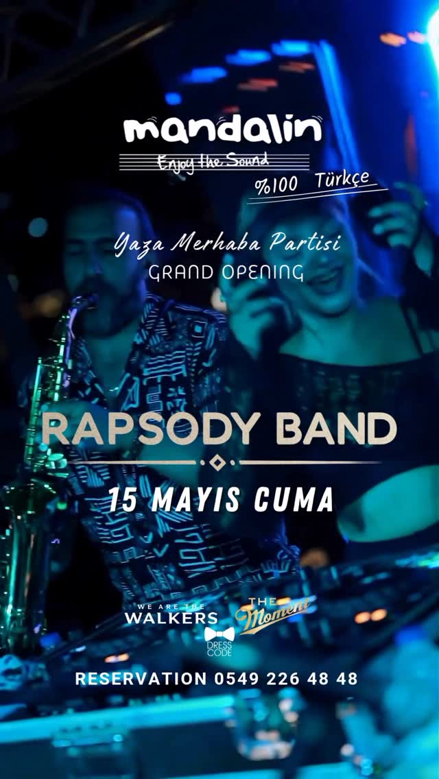 Rapsody Band - Yaza Merhaba Partisi Etkinlik afişi