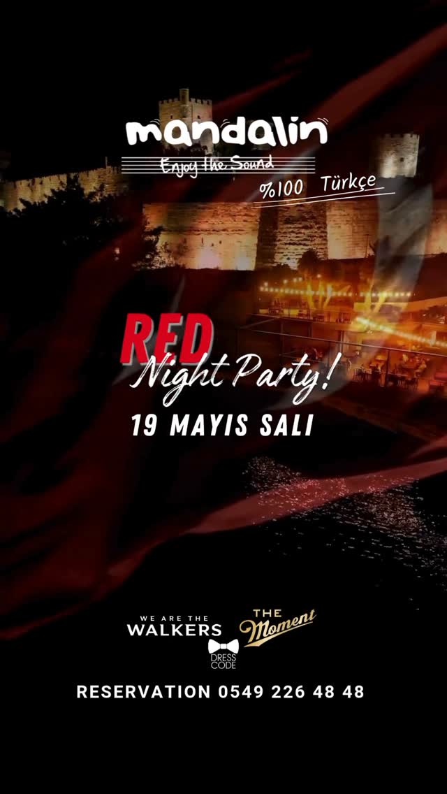Burcu Durmaz - Red Night Party Etkinlik afişi