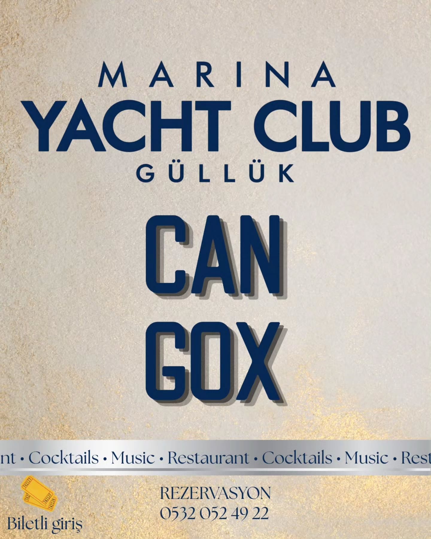Can Gox Konseri Etkinlik afişi