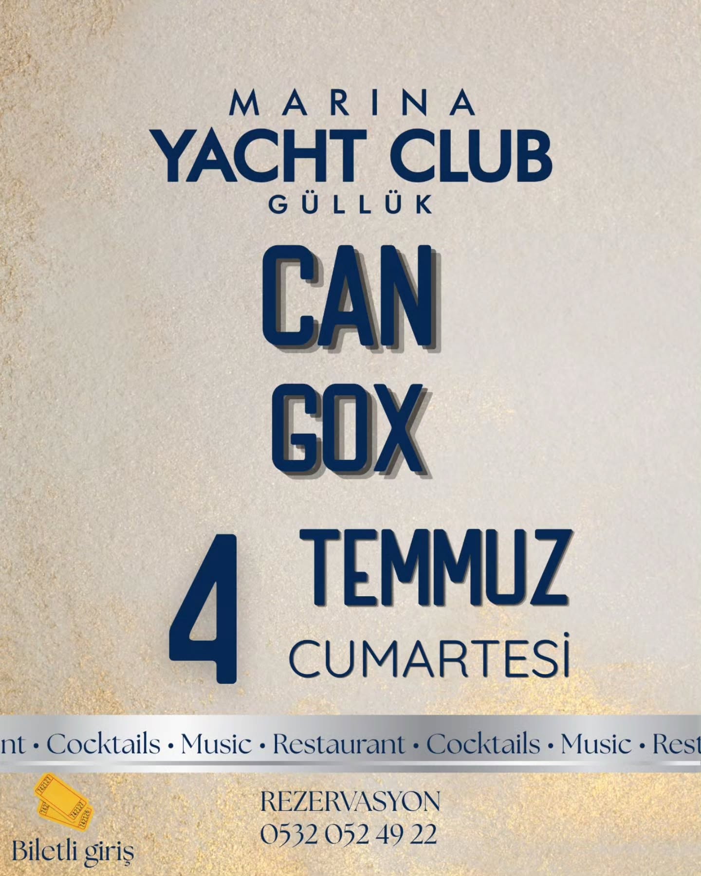 Can Gox Konseri Etkinlik afişi