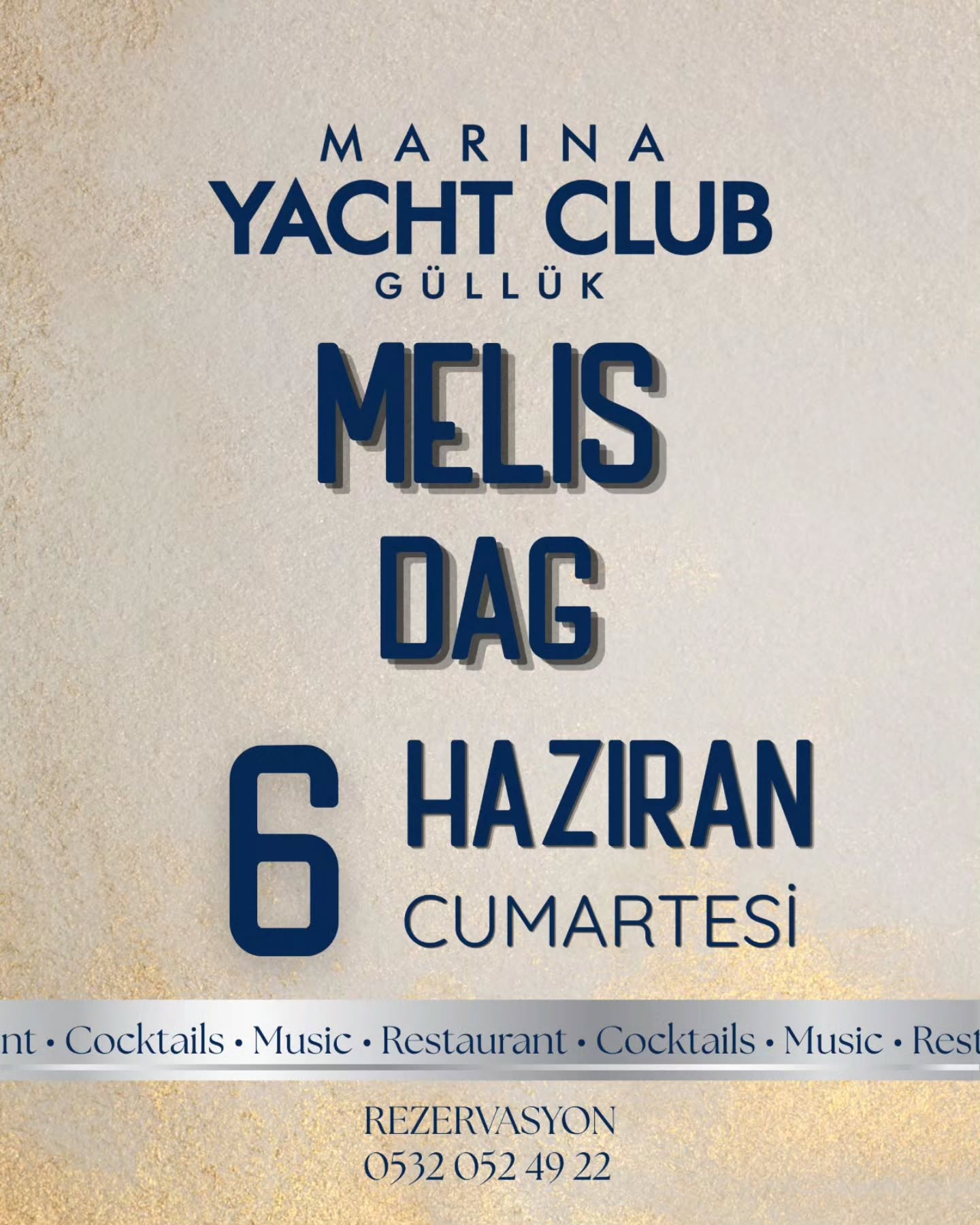 Melis Dağ — Konser Etkinlik afişi