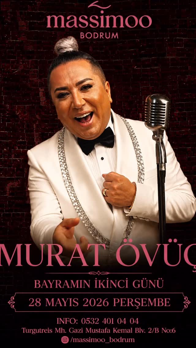 Murat Övü Etkinlik afişi