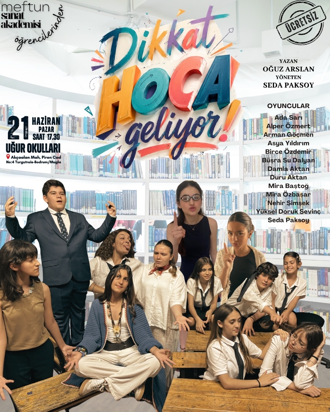 Dikkat Hoca Geliyor Etkinlik afişi