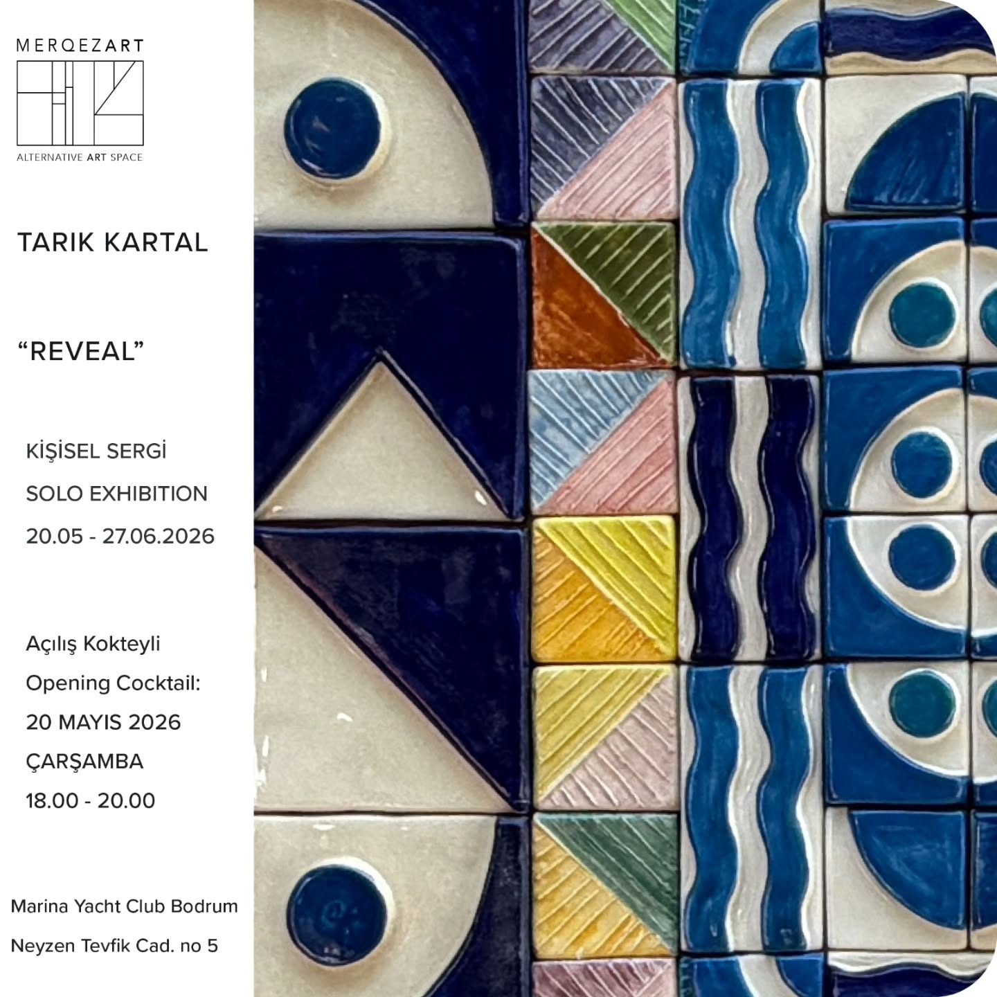 Tarık Kartal — Reveal (Açılış Kokteyli) Etkinlik afişi