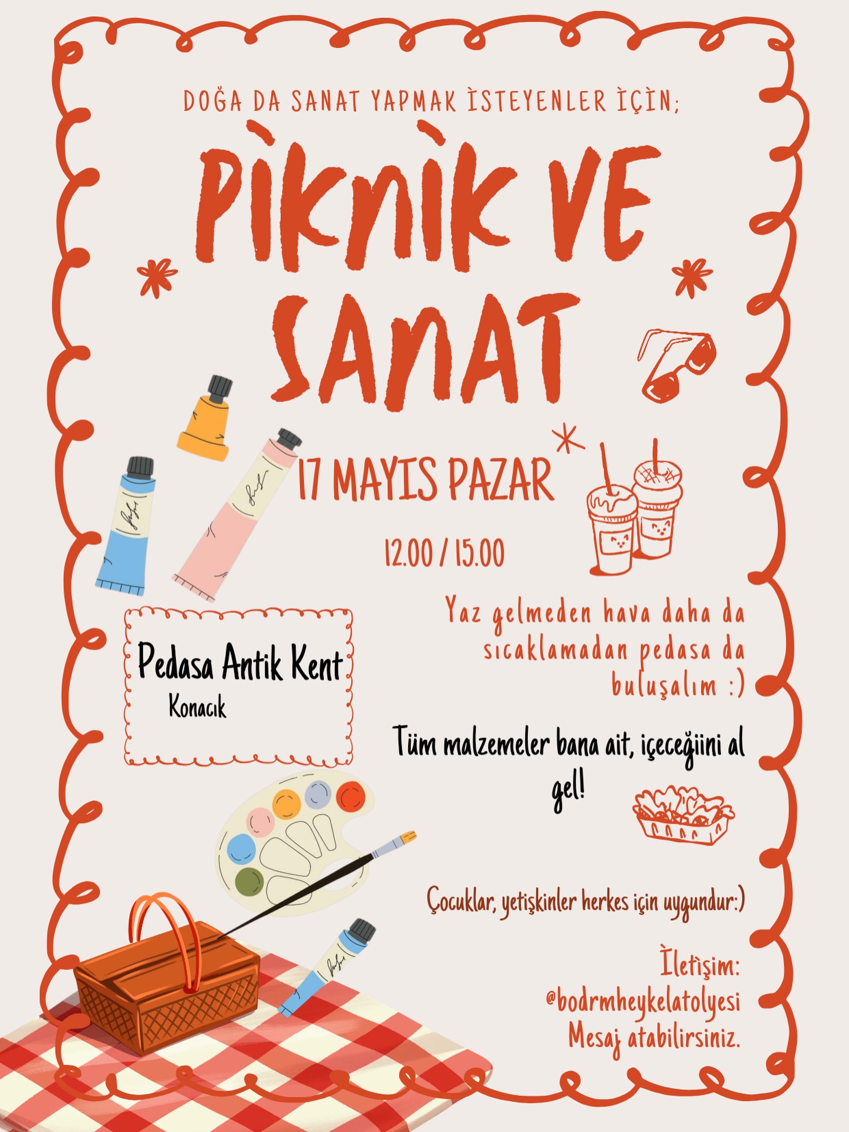 Piknik ve Sanat (2. Oturum) Etkinlik afişi