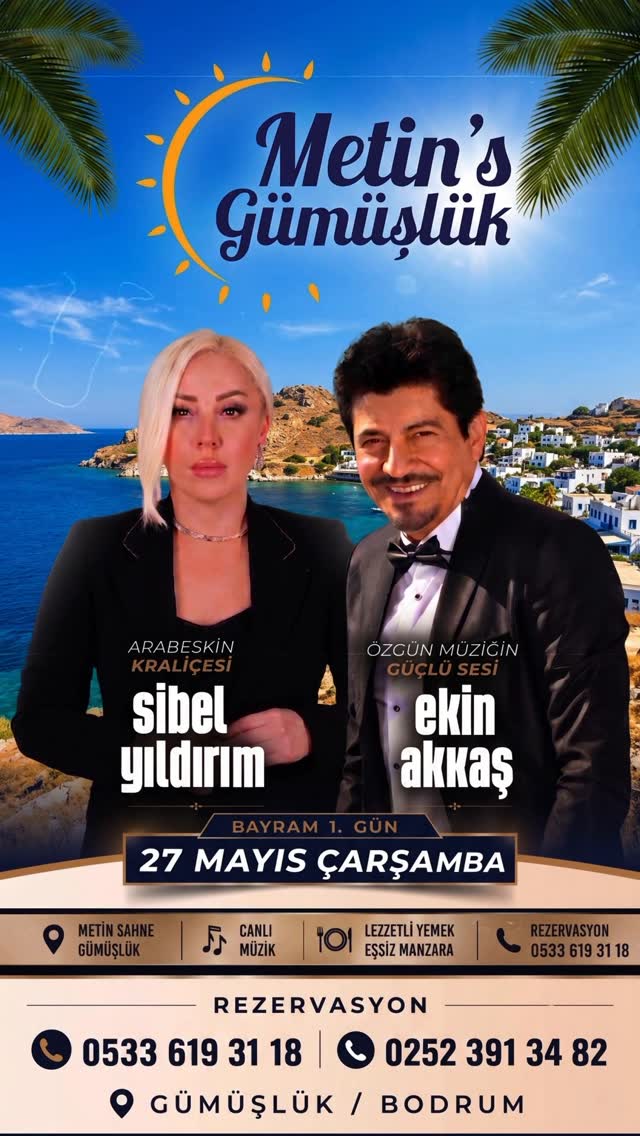 Sibel Yıldırım ve Ekin Akkaş - Konser Etkinlik afişi