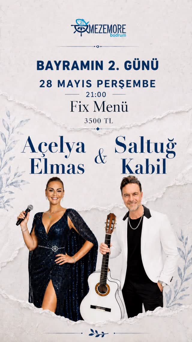 Açelya Elmas & Saltuğ Kabil — Canlı Müzik Etkinlik afişi