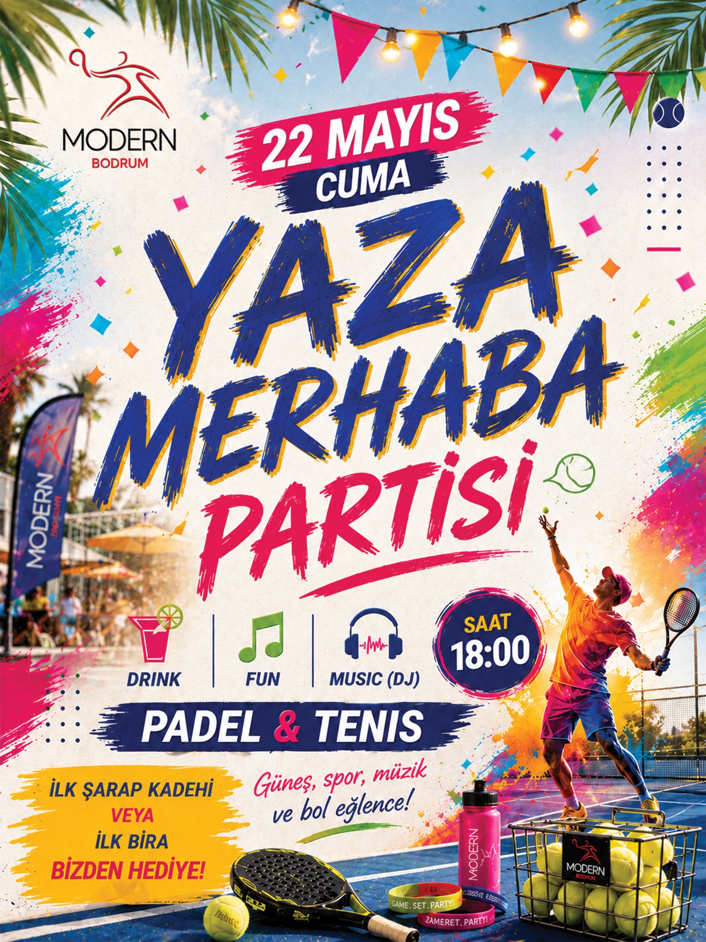 Yaza Merhaba Partisi Etkinlik afişi