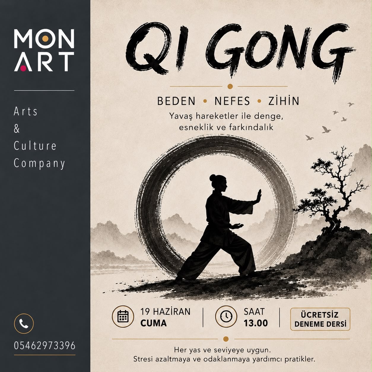 Qi Gong - Deneme Dersi Etkinlik afişi