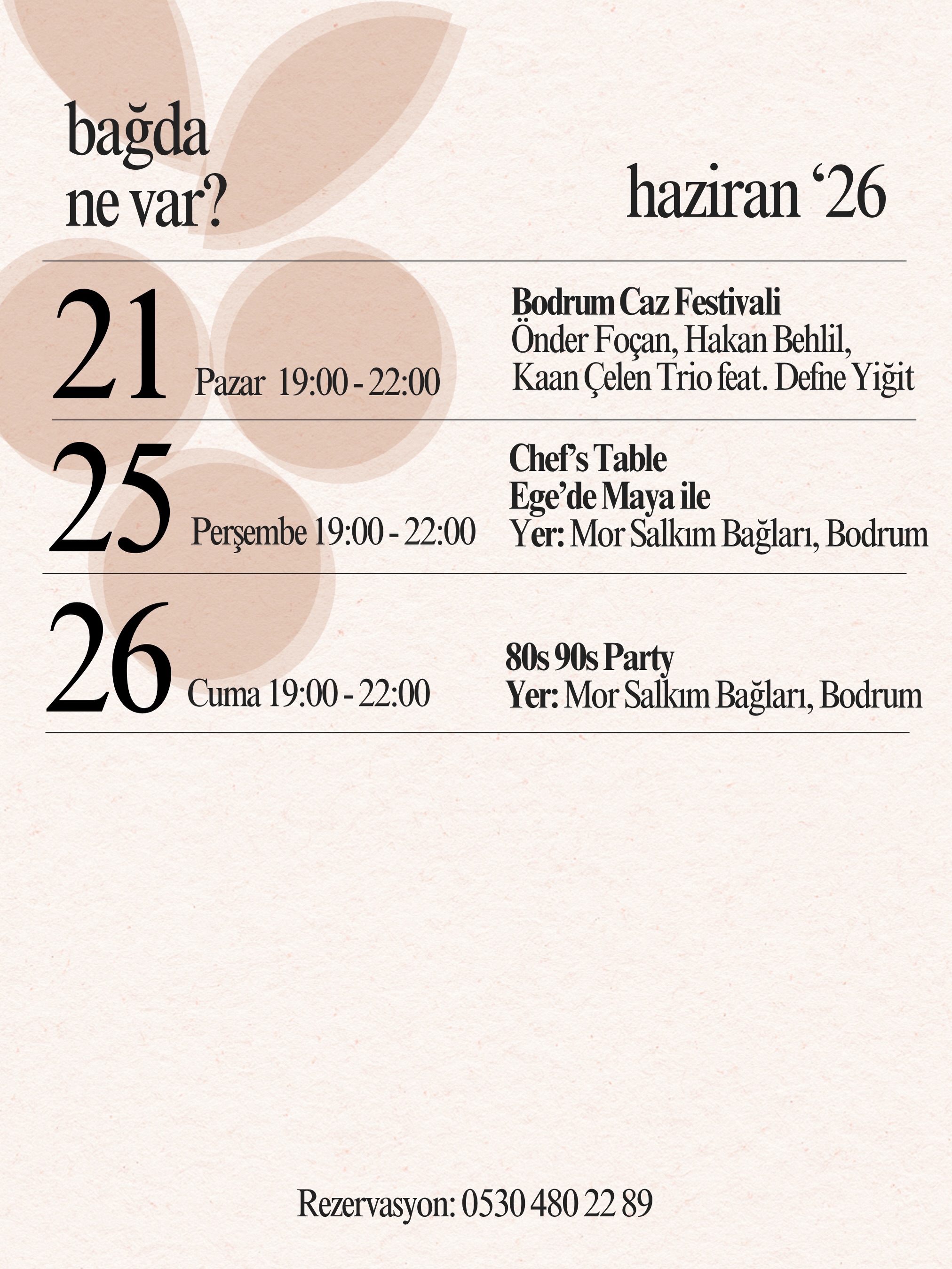 Ege'de Maya ile - Chef's Table Etkinlik afişi