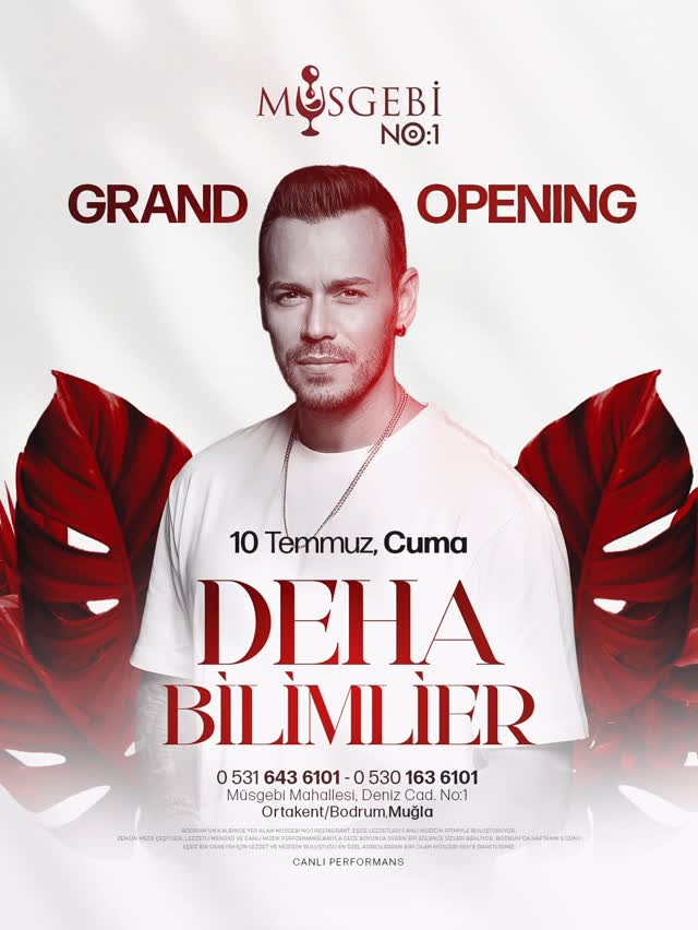 DEHA - Grand Opening Etkinlik afişi