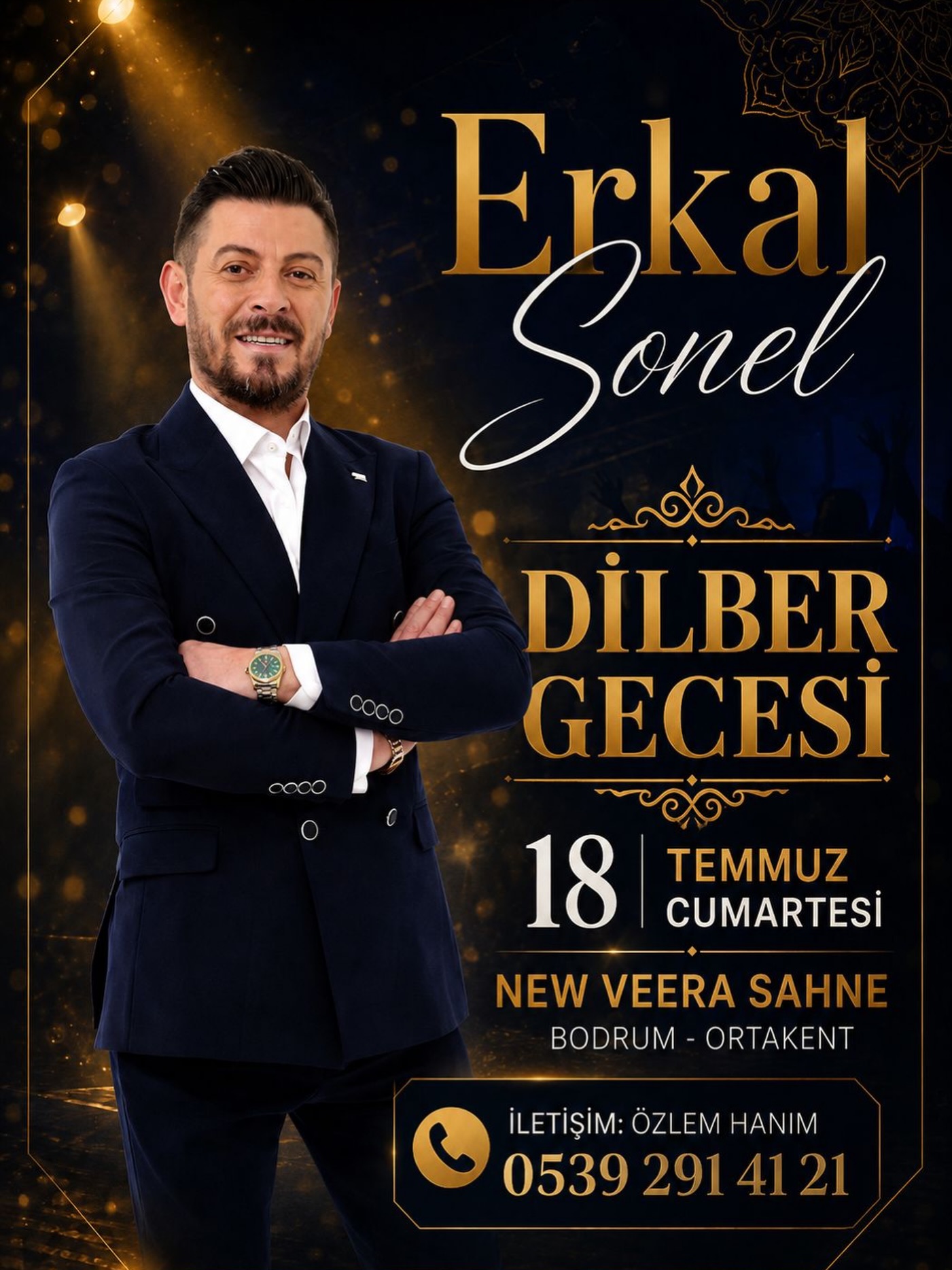 Erkal Sonel — Dilber Gecesi Etkinlik afişi