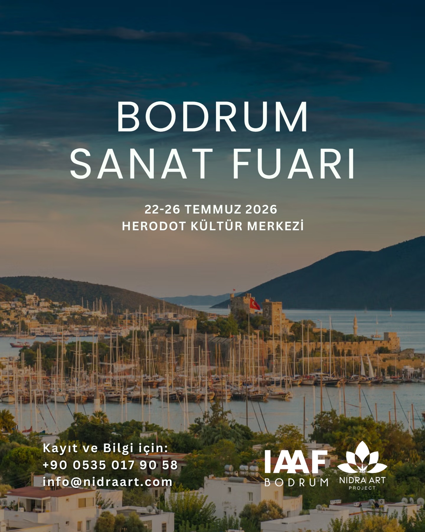 VIP-Eröffnung — IAAF Bodrum Kunstmesse Event-Poster