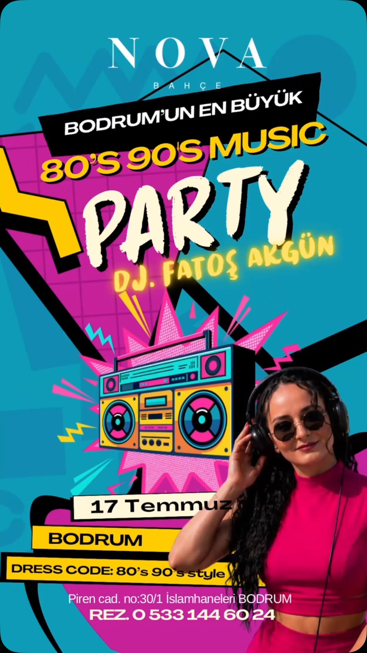 Fatoş Akgün — 80'ler & 90'lar Party