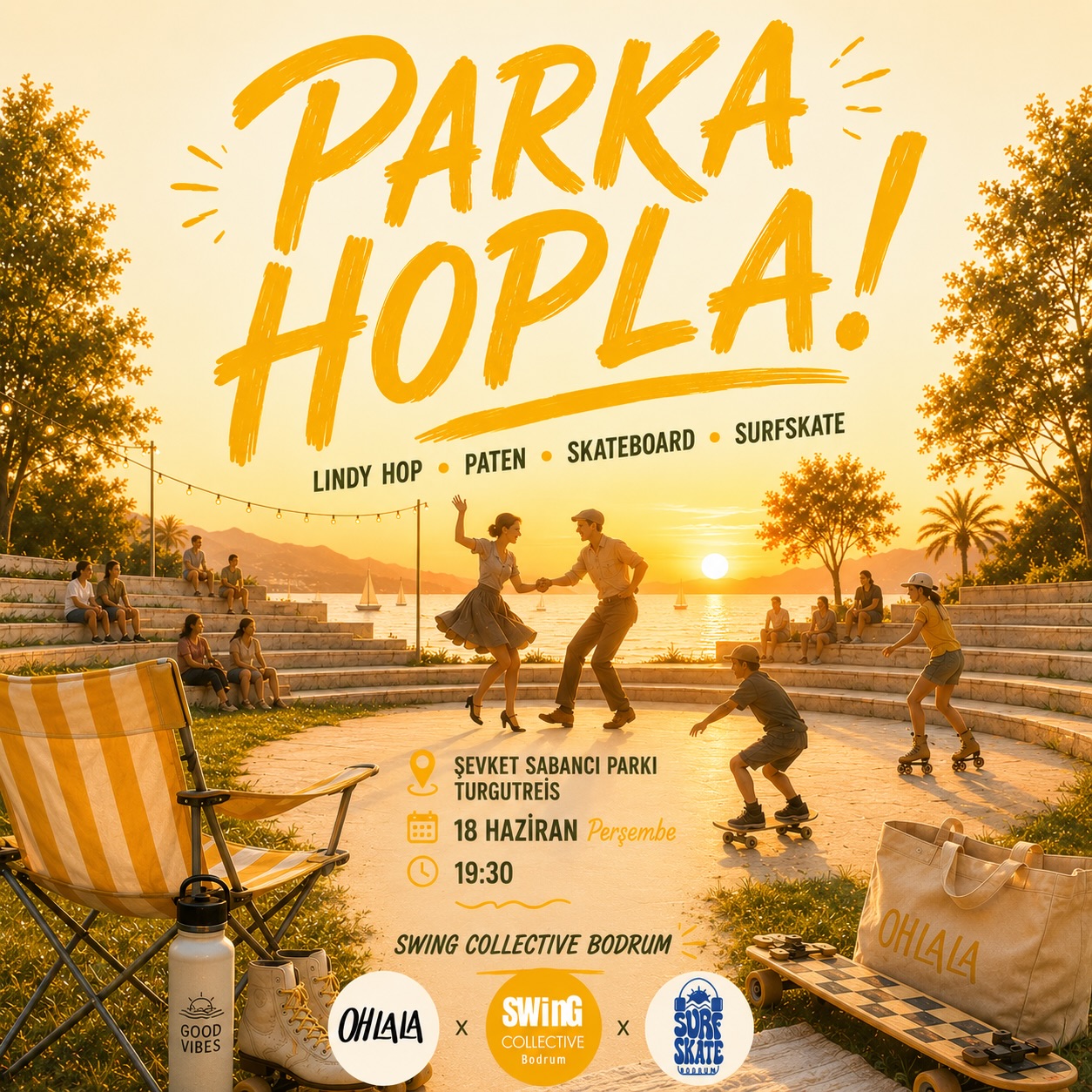 Parka Hopla! — Swing Collective Bodrum Etkinlik afişi