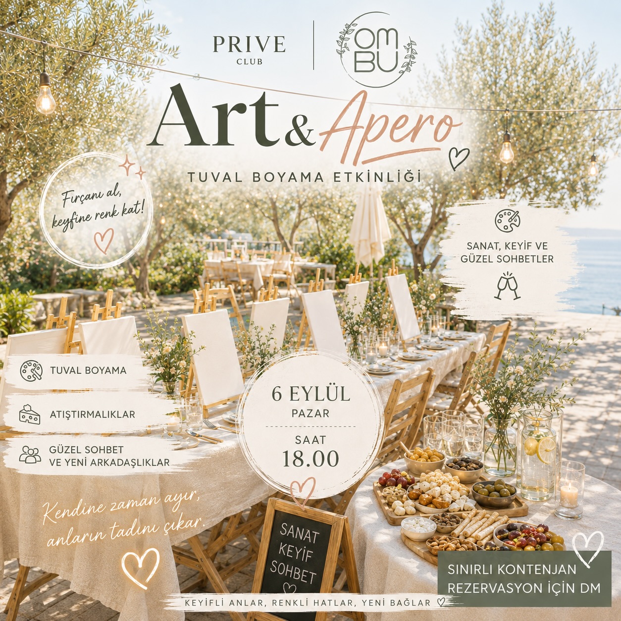 Art & Apero — Tuval Boyama Etkinliği
