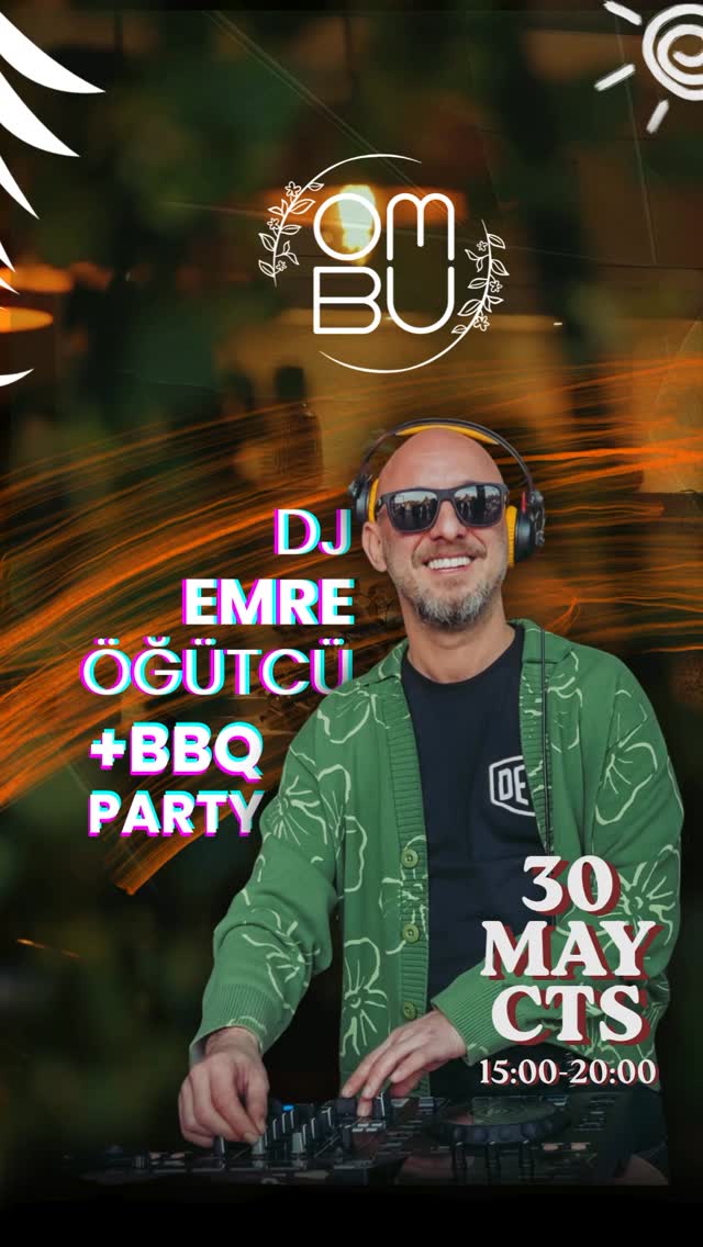 DJ Emre Öğütcü – BBQ Party Etkinlik afişi