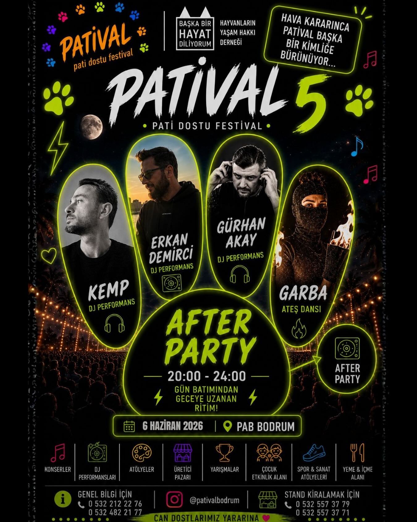 Patival After Party — Kemp & Erkan Demirci Etkinlik afişi
