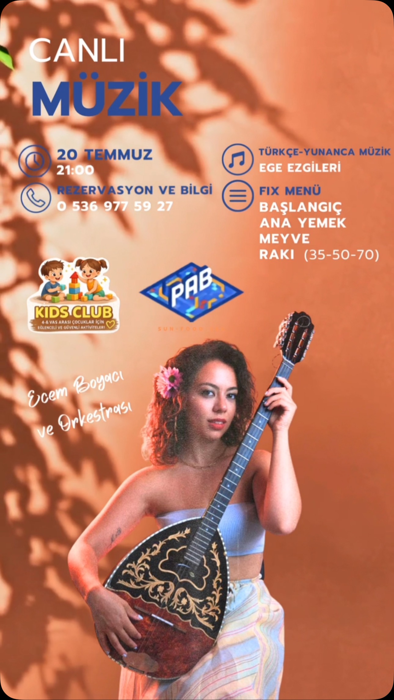 Ecem Boyacı ve Orkestrası — Canlı Müzik
