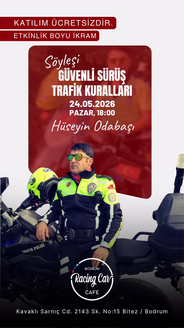 Hüseyin Odabaşı — Güvenli Sürüş & Trafik Kuralları Etkinlik afişi
