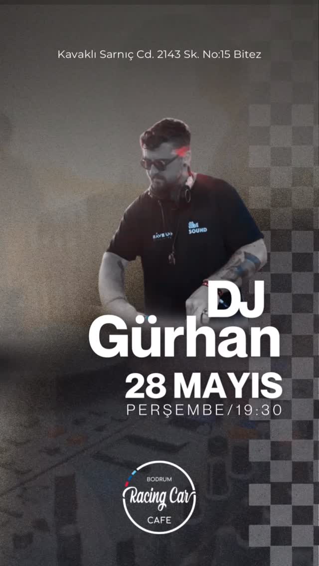 DJ Gürhan Etkinlik afişi