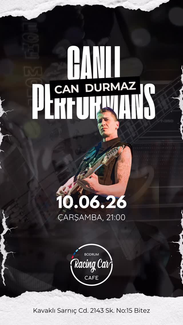 Can Durmaz - Canlı Performans Etkinlik afişi