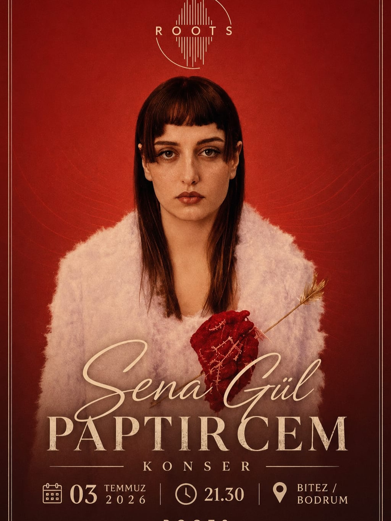 Sena Gül — Paptırcem Konser Etkinlik afişi