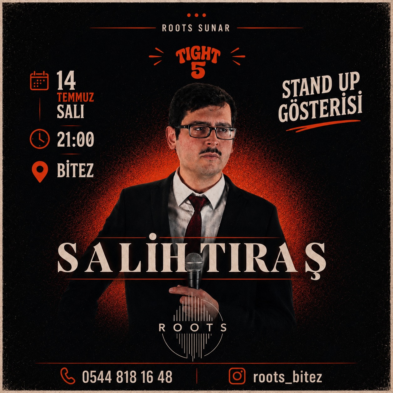 Salih Tıraş - Stand-Up Gösterisi Etkinlik afişi