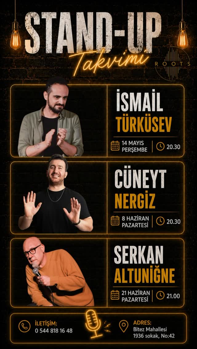 Cüneyt Nergiz — Stand-Up Etkinlik afişi