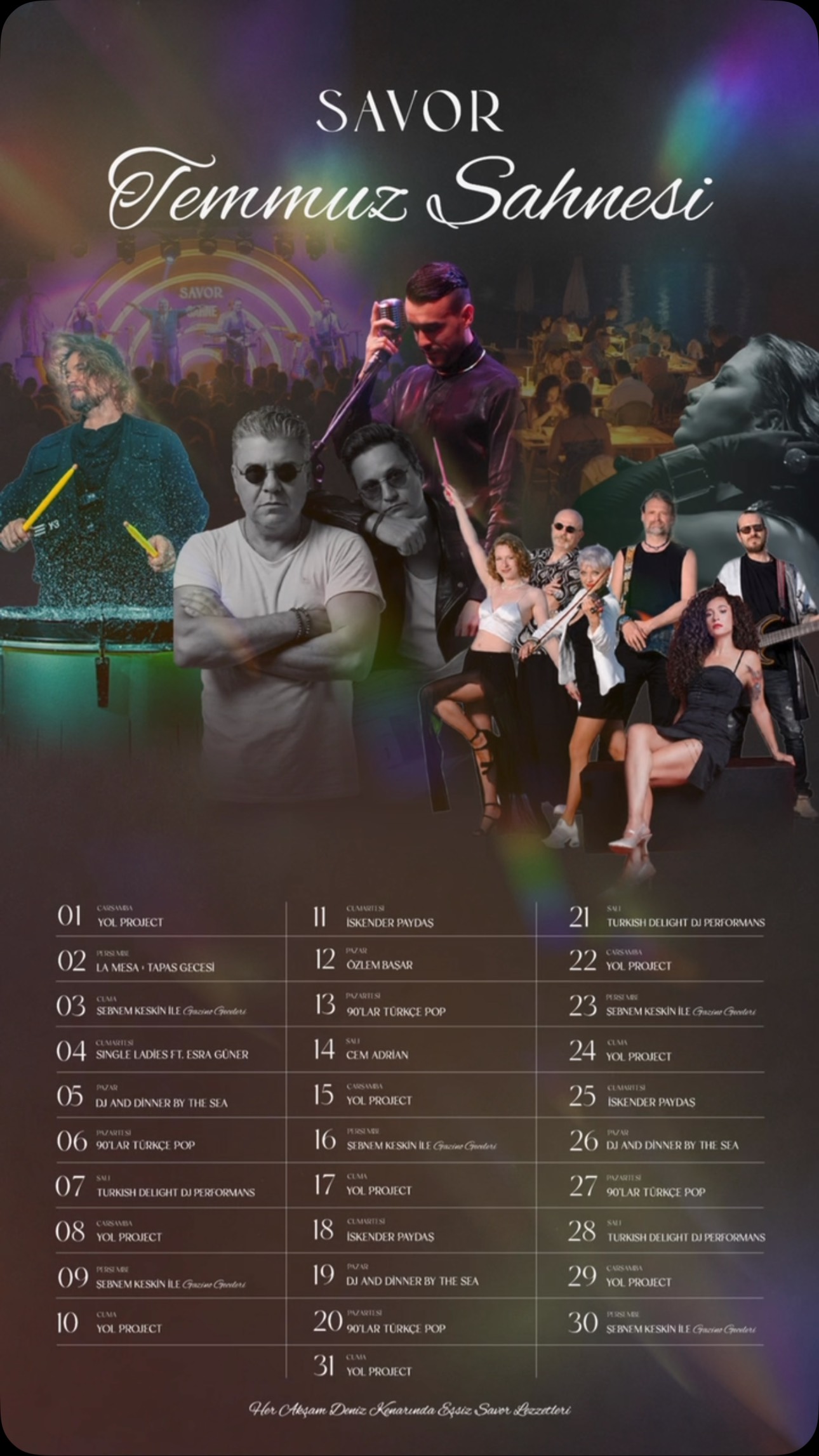 90’lar Türkçe Pop — Savor Temmuz Sahnesi