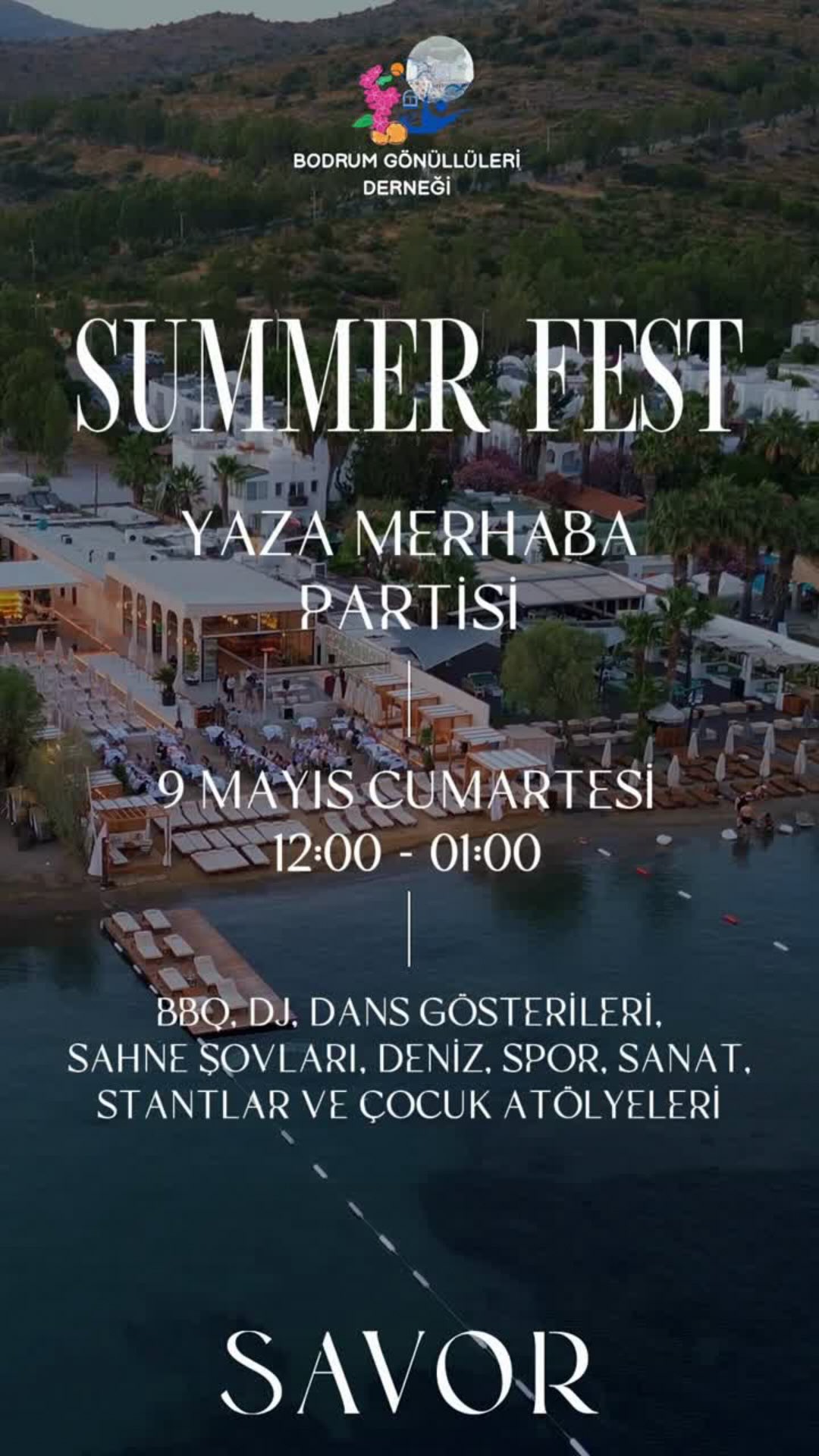 Yaza Merhaba Partisi — Summer Fest Etkinlik afişi