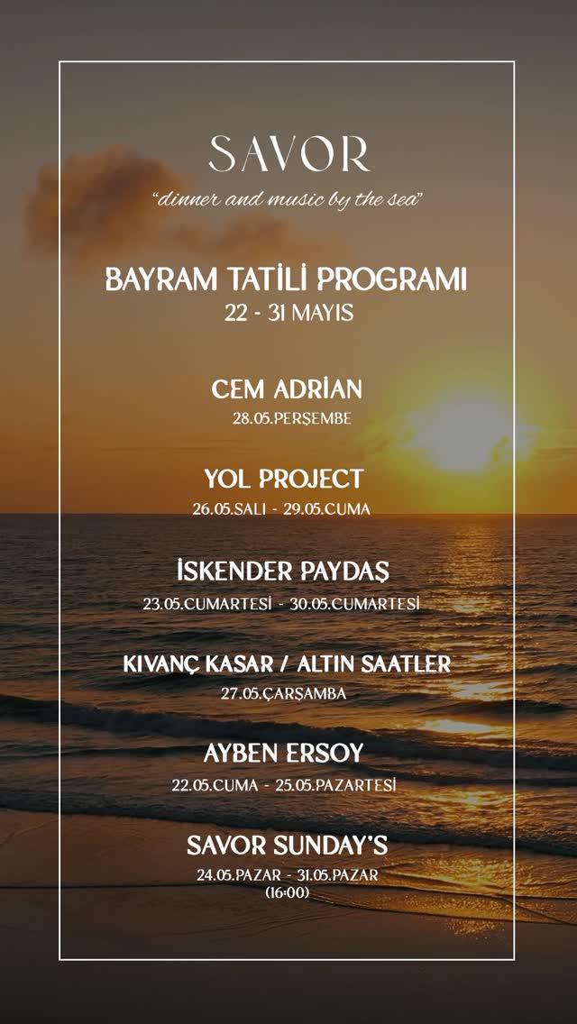 Savor Sunday's Brunch Etkinlik afişi