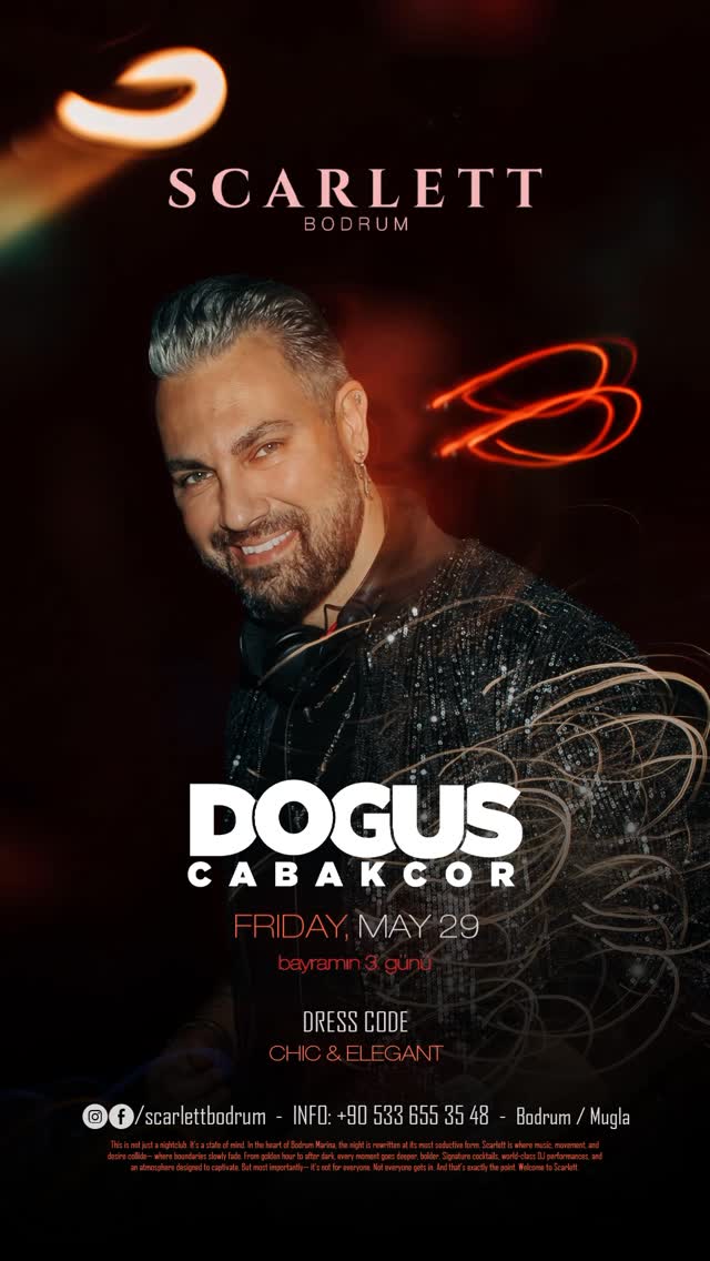 Doğuş Çabakçor DJ Set Etkinlik afişi