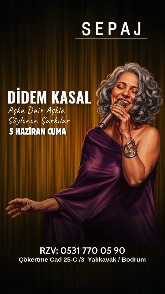 Didem Kasal — Aşka Dair Aşkla Söylenen Şarkılar Etkinlik afişi