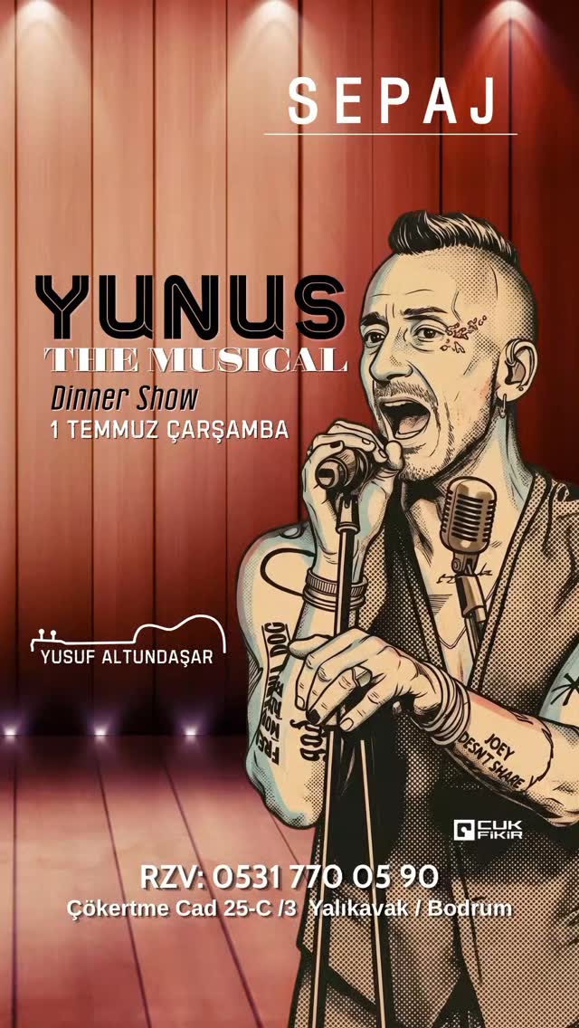 Yunus Günce — Yunus The Musical Etkinlik afişi