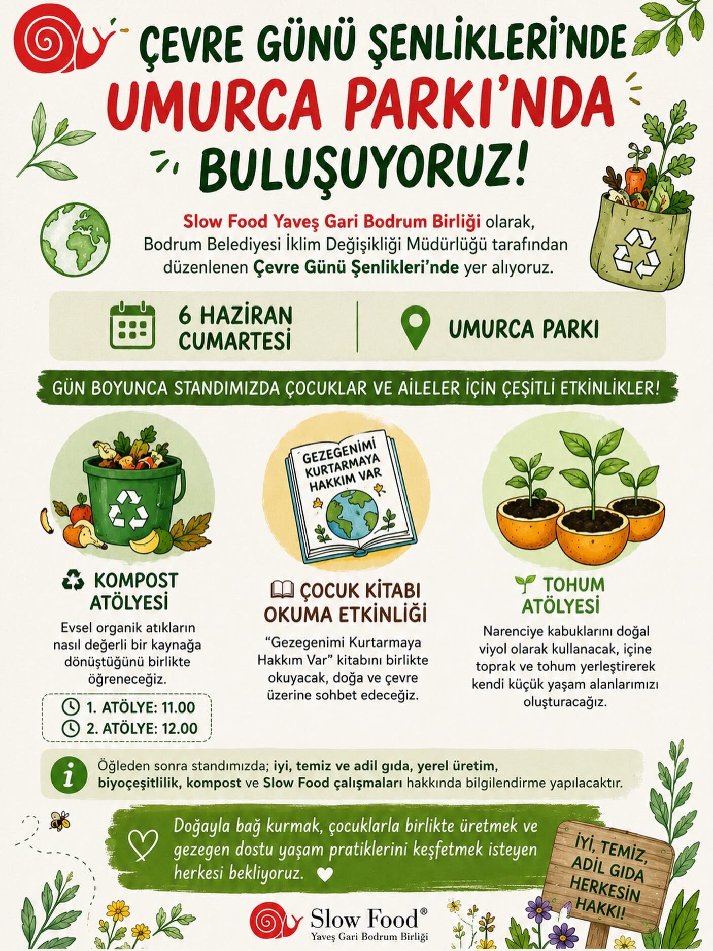 Kompost Atölyesi (2. Atölye) Etkinlik afişi