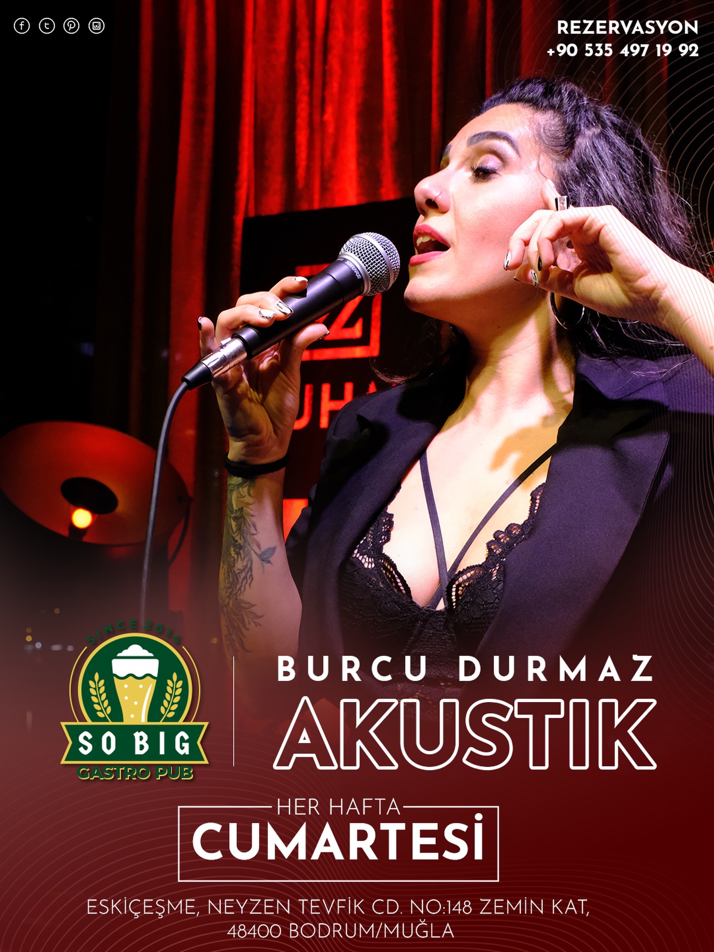 Burcu Durmaz — Akustik Performans Etkinlik afişi