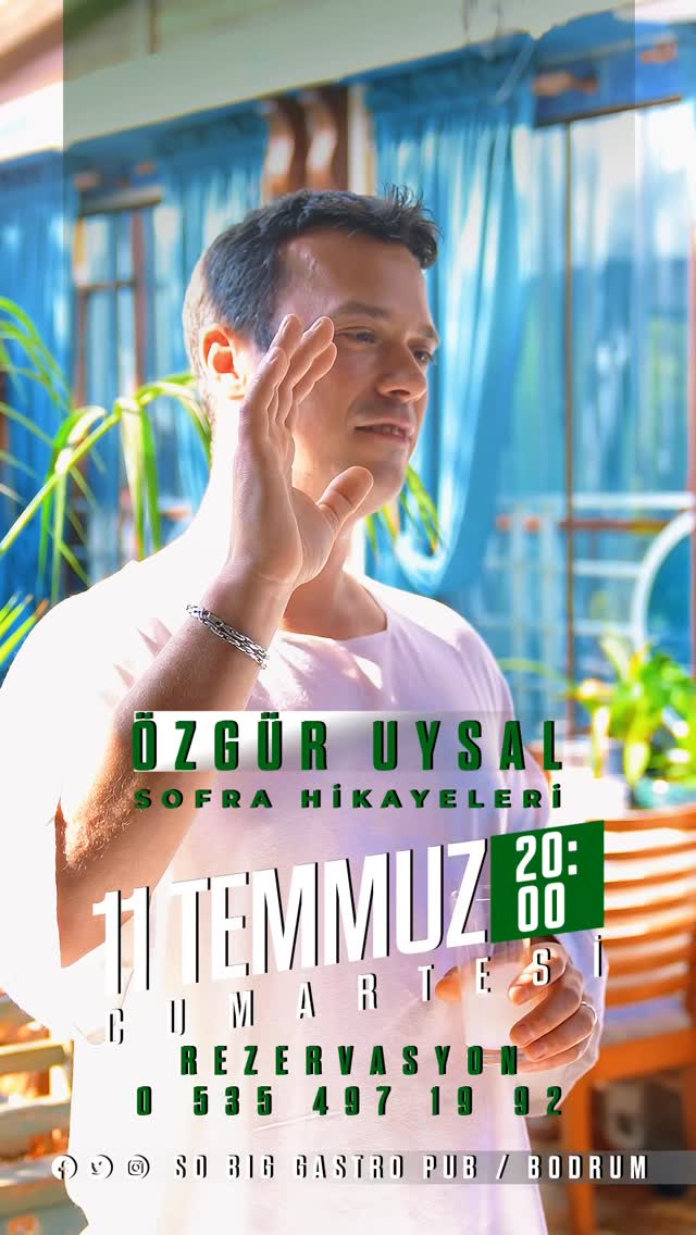 Özgür Uysal - Sofra Hikayeleri Etkinlik afişi